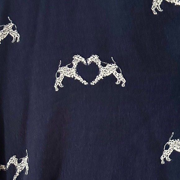 NEW Joules Beatrice Navy Mixed Pattern Top - Picture 7 of 8